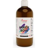 Kahverengi Akrilik Boya 500 gr Sanatsal, Dekoratif, Hobi Amaçlı, Canlı Renkler