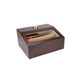 Kahverengi Camlı Humidor Puro Kutusu rc11