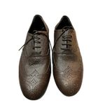 KAHVERENGİ ÇİFT YÜZLÜ BABA MODEL TANGO, DANS VE SALON AYAKKABISI İÇİ DERİ DİKİŞLİ TABAN 1 CM TOPUK (EU Ayakkabı Beden Sistemi, Yetişkin, Sayısal, Orta, 42)