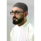 Kahverengi Dantel Detayli Orme Gold Namaz Takkesi