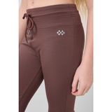 Kahverengi Esnek Standart Fit Basic Performans Ispanyol Paça Kız Çocuk Tayt - 75193 - 7 - 8 Yaş