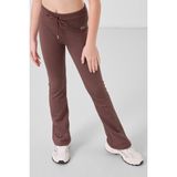 Kahverengi Esnek Standart Fit Basic Performans Ispanyol Paça Kız Çocuk Tayt - 75193 - 8 - 9 Yaş