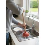 Kahverengi - Klozet, Banyo Ve Lavabo Gider Açma Pompası