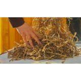 Kahverengi Kraft 1 kg Kırpık Kağıt, Z Zigzag, Süs Hediye Kutu Dolgu Kağıt Kırpık Kutu Içi Süsleme