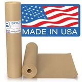 Kahverengi Kraft Ambalaj Kağıdı - 18" x 1.2" (100') - Kraft Kağıt Rulosu Ambalaj, Taşıma Malzemeleri, Hediye Paketleme, Bülten Tahtası Kağıdı, Sanat ve El Sanatları, El İşi Kağıdı - ABD'de