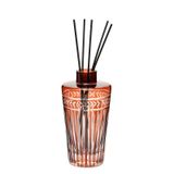 Kahverengi Kristal Kesme Cam Şişe Dark Amber Oda Kokusu (23 cm)