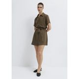 Kahverengi Mini Elbise 1310860-87538