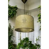 Kahverengi Rattan Tekli Sarkıt Avize, Mutfak, Banyo, Antre ve Oturma Alanları Için Şık Aydınlatma - Ahşap - Ceviz - Seçenek 1