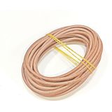 Kahverengi Renk 2,5mm Cam Elyaf Örgü Yanmaz Kablo 5metre, -60/+180°C