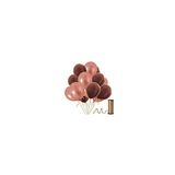 Kahverengi Rose Gold Metalik Balon 30 Adet