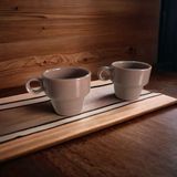 Kahverengi Seramik Espresso Fincanı Seti 2'li, Şık ve Dayanıklı Tasarım - Seçenek 1