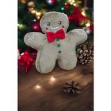 Kahverengi Sevimli Kurabiye Adam 30 cm Yılbaşı Noel Peluş Yastık