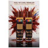 Kahverengi Sprey Boya 200 Ml 2 Adet Südor Hızlı Kuruyan Renkli Profesyonel Canlı Renk Ahşap Plastik Demir Metal Porselen