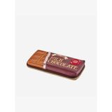 Kahverengi Suni Deri Çikolatalı Süt Makyaj Çantası 9x18x3 cm