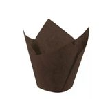 Kahverengi Tulip Muffin Kek Kalıbı 200'Lü