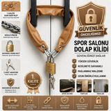 Kahverengi Üniversite Yurt Dolap Kilidi Zincirli Asma Kilit – Öğrenci Dolabı, Kyk Yurt ve Okul Güvenlik Kilidi