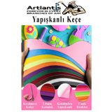 Kahverengi Yapışkanlı Keçe 50X70 Cm 3 Adet 2.0 Mm Kendinden Yapışkanlı Renkli Hobi Keçesi Elişi Keçe Kumaşı Anasınıfı