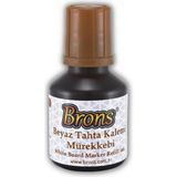 Kahverengi Yazı Tahta Kalem Mürekkebi 30 ml 1 Adet Brons Tahta Kalemi Mürekkebi 1 Adet - Genel