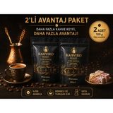 Kahviro Roast Premium Türk Kahvesi 100 gr %100 Arabica Orta Kavrum Bol Köpüklü Yoğun Aromalı 2'lü Paket 2X100 G - 200 gr