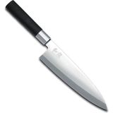 Kai 6721D Wasabi Deba Çelik Şef Bıçağı - Siyah - Standart