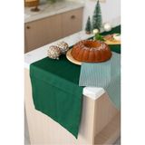 Kai Home Mossy Serisi Düz Runner Yeşil 40X120