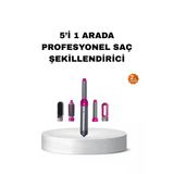 Kaia Life 5’i 1 Arada Saç Şekillendirme Seti Negatif Iyon Teknolojili ve Hızlı Kurutmalı