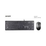 Kaia Life A4 Tech KR-9276, Siyah, USB Kablolu, Türkçe Q, Multimedya, Klavye Mouse Set