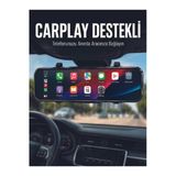 Kaia Life Ayna Carplay Araç İçi 9.66 İnç Ips Ekran Geri Görüş Kamerası Destekli