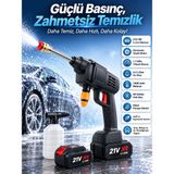 Kaia Life Bahçe Sulama Tabancası Makinesi Yüksek Basınçlı Akülü Yıkama Makinesi