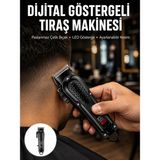 Kaia Life Dijital Profesyonel Kablosuz Saç Sakal Tıraş Makinası Sessiz Paslanmaz Çelik Yeni Nesil