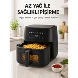 Kaia Life Geniş Hazneli Air Fryer Hızlı ve Pratik Pişirme Makinesi
