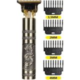 Kaia Life Gold Uçlu Vintage Şarjlı Traş Makinesi Sakal Ense Çizim Vucüt Kılı Tıraş Makinası