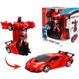 Kaia Life Işıklı USB Şarjlı Uzaktan Kumandalı Arabaya Dönüşebilen Robot