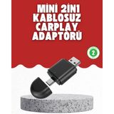 Kaia Life Kablosuz Carplay Dönüştürücü – Akıllı Tak & Çalıştır Araç Adaptörü