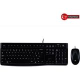 Kaia Life Logıtech MK120, 920-002560, USB Kablolu, Türkçe Q, Klavye Mouse Set