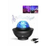 Kaia Life Masa Ve Gece Lambası Renkli Projektör Işıklı Disko Topu Bluetooth Hoparlör