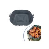Kaia Life Renkli Isıya Dayanıklı Yıkanılabilir Silikon Fırın Airfryer Kare Model Pişirme Matı 20 cm
