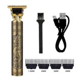 Kaia Life Vintage Görünümlü Güçlü 4 Farklı Başlıklı USB Şarjlı Manuel Tıraş Makinası