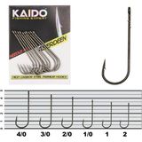 Kaido 1108 Aberdeen Worm Black Nikel Olta Iğnesi (10 Pcs) - 2/0