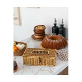 Kaihome El Yapımı Bambu/Rattan Peçetelik / Saklama Kutusu
