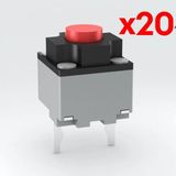 Kailh Silent Mouse Switch 4'lü Sessiz Fare Butonu - 20li