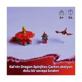 Kai’nin Ejderha Spinjitzu Topacı 71823 – 6 Yaş ve Üzeri Çocuklar Için Doğum Günü Hediyesi Fikri, 2 Minifigürü Içeren Yaratıcı Koleksiyonluk Aksiyon Oyuncak Yapım Seti (54 Parça) - standart