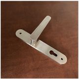 Kaira Inox Zamak Aynali Yale Celik Kapi Kolu 1 Takim