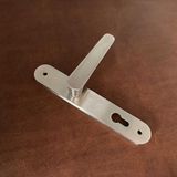 Kaira Inox Zamak Aynali Yale Celik Kapi Kolu Sag Basar Tek Yon