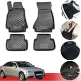 Kaiser Audi A4 B8 2008-2015 Arası 3D Havuzlu Paspas - Siyah