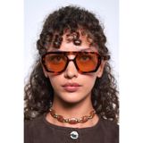 Kaitlyn Leopard Orange Güneş Gözlüğü
