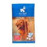 Kaixin Large 34 54 cm 12'li Pet Soft Köpek İçin Alt Tuvalet Bezi