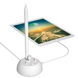 Kaixintek Apple Pencil 1. Nesil ile Uyumlu Şarj Standı - 3'ü 1 arada iPad Kalem Şarj Cihazı LED Işık ve Kalem Uçları ve Kapak Tutacağı ile Dock Tutucu - USB Bağlantı Noktalı iPad Kalem Şarj Adaptörü