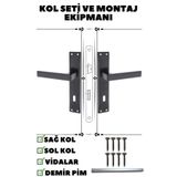 KAİZEN Kapı Kolu Lama Siyah Aynalı Oda