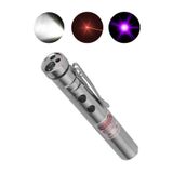 Kaizen Market Cep Boy Led Işık Fener + Ultraviyole Işık + Lazer Pointer (pil Hediyeli)